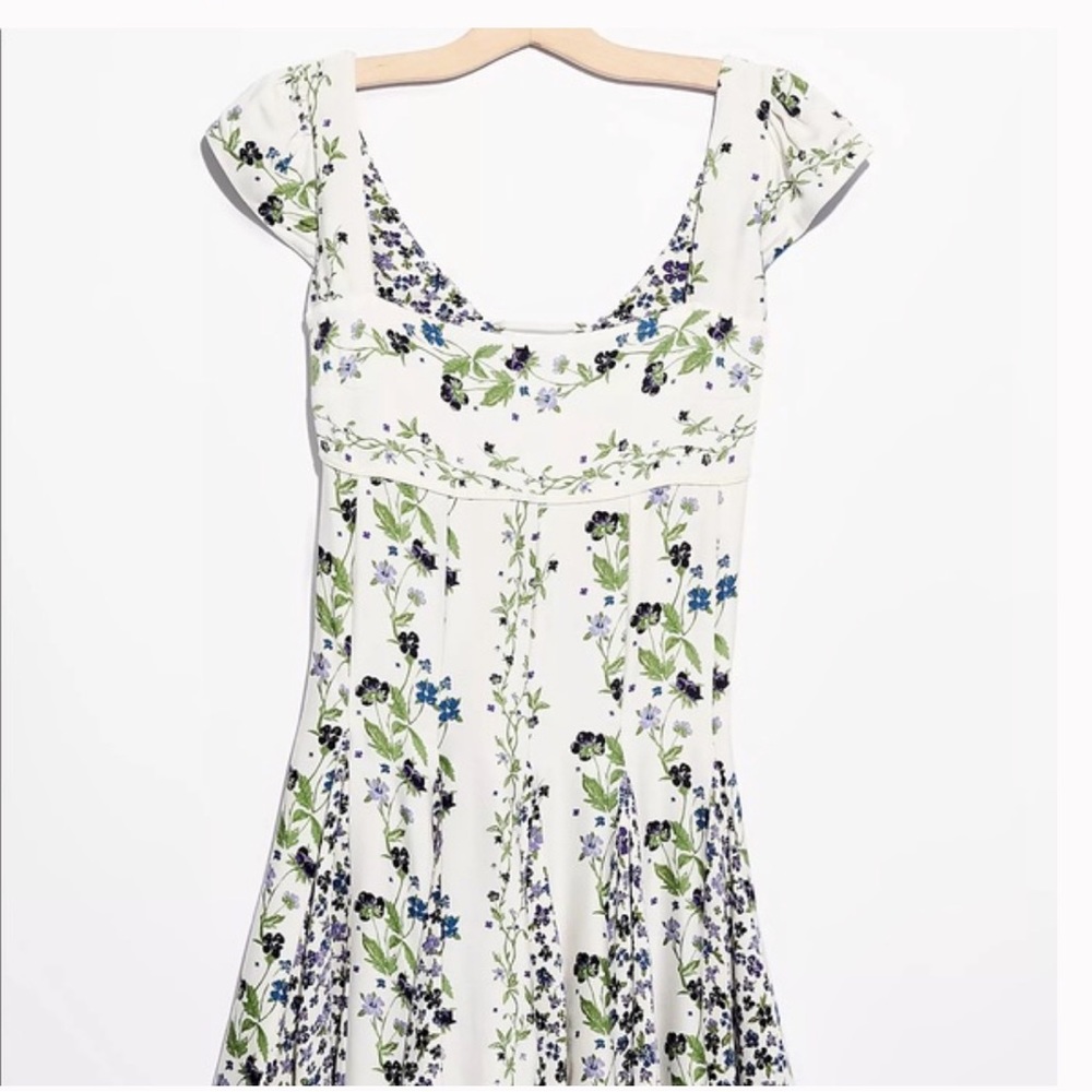 Free People Ponderosa mini dress ivory combo